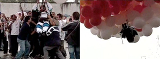 Illustration for article titled Priest Takes Off Using Party Balloons, GPS to Find God (Literally)